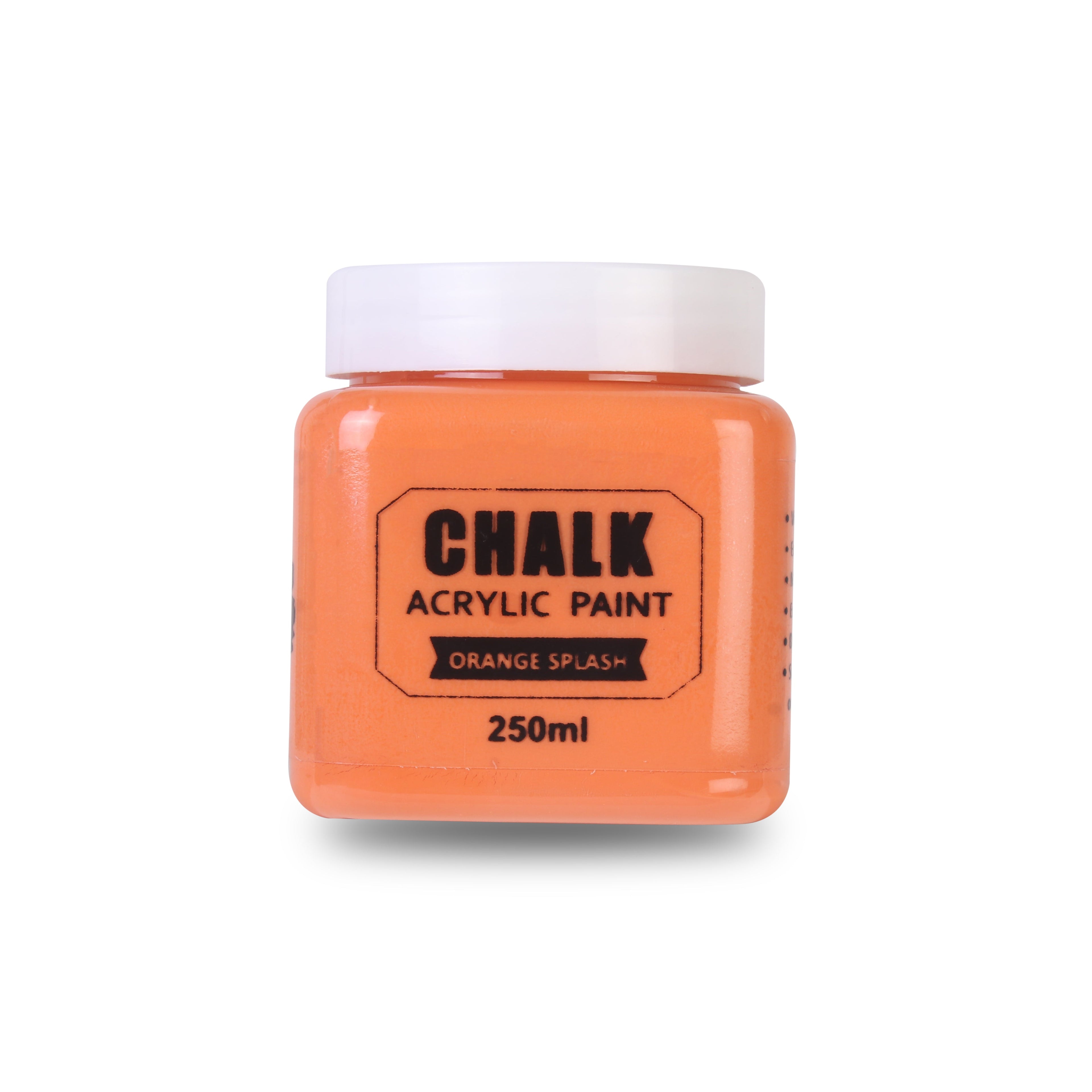 Home Decor Chalk Paint Orange Splash 250Ml Bottle