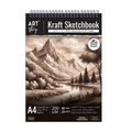 Kraft Sketchbook | A4 Wire-O | 200gsm - 48Pages - 1 Book