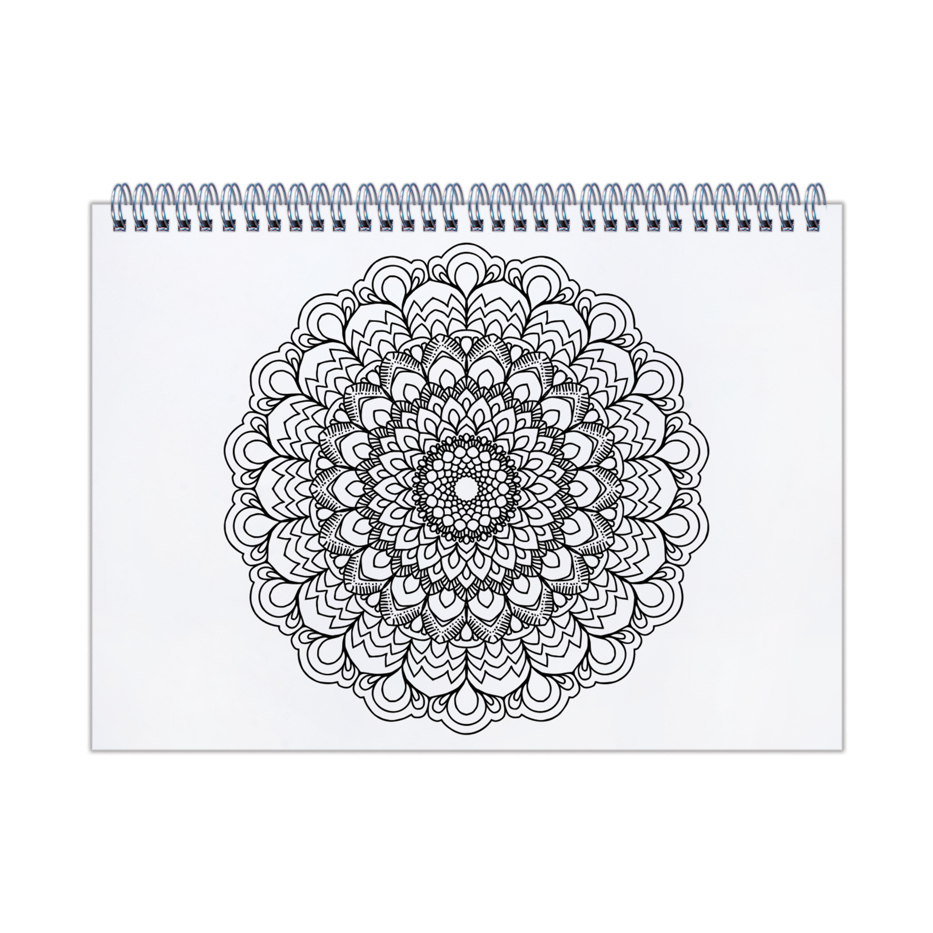 Mystic Mandalas Sketchbook | L11 XW8.2Inch | Wire-O | 150gsm - 50pages - 1 Book