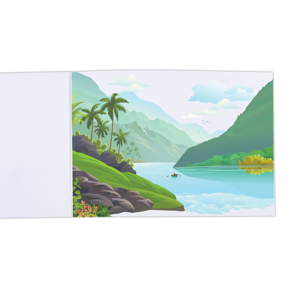 Watercolour Sketchbook | A5 - 220gsm | 20pages - 1 Book