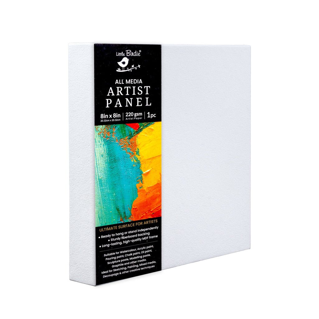 All Media Artist Panel Square 8 X 8inch 1pc