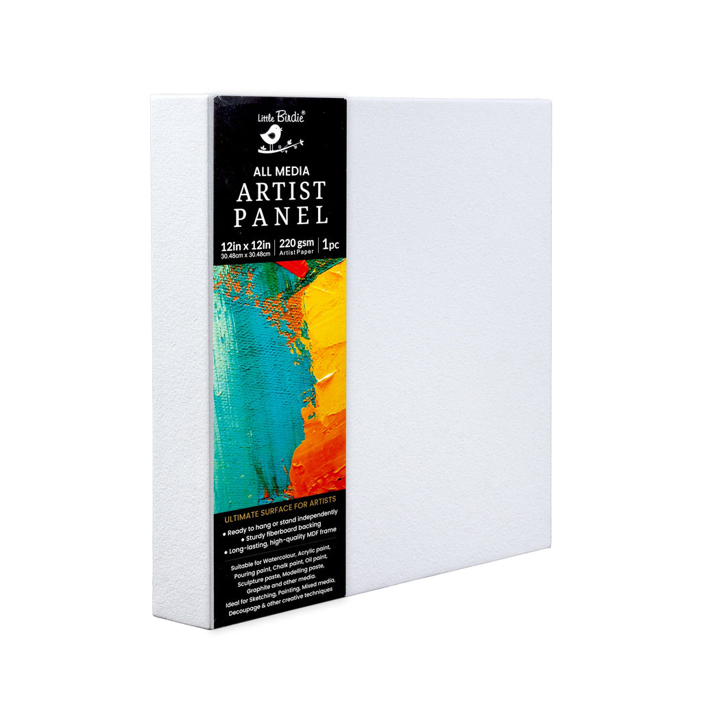 All Media Artist Panel Square 12 X 12inch 1pc