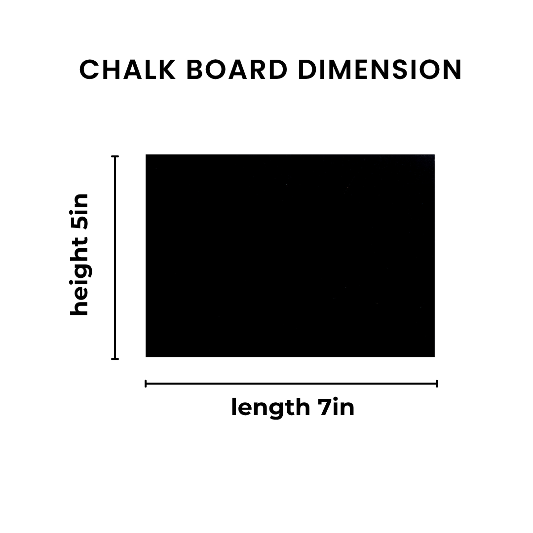 Blackboard with Easel 5x7Inch 1pc
