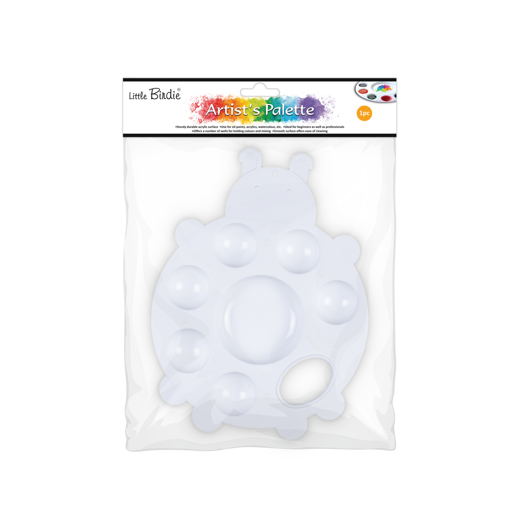 Artist Colour Mixing Palette Ladybug 7 Wells Approx 8.38 x 6.29in 1pc