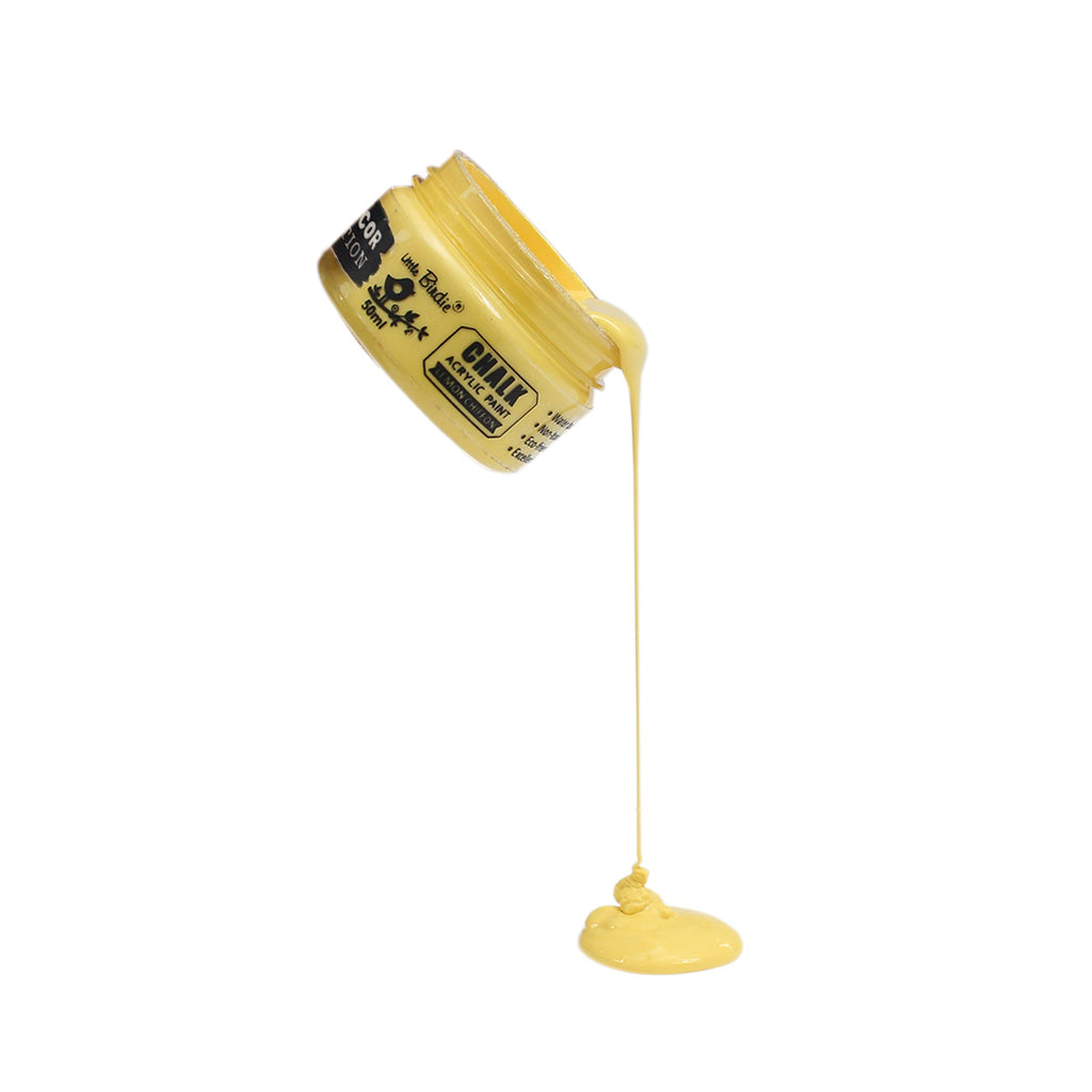 Home Decor Chalk Paint Lemon Chiffon 50ml Bottle