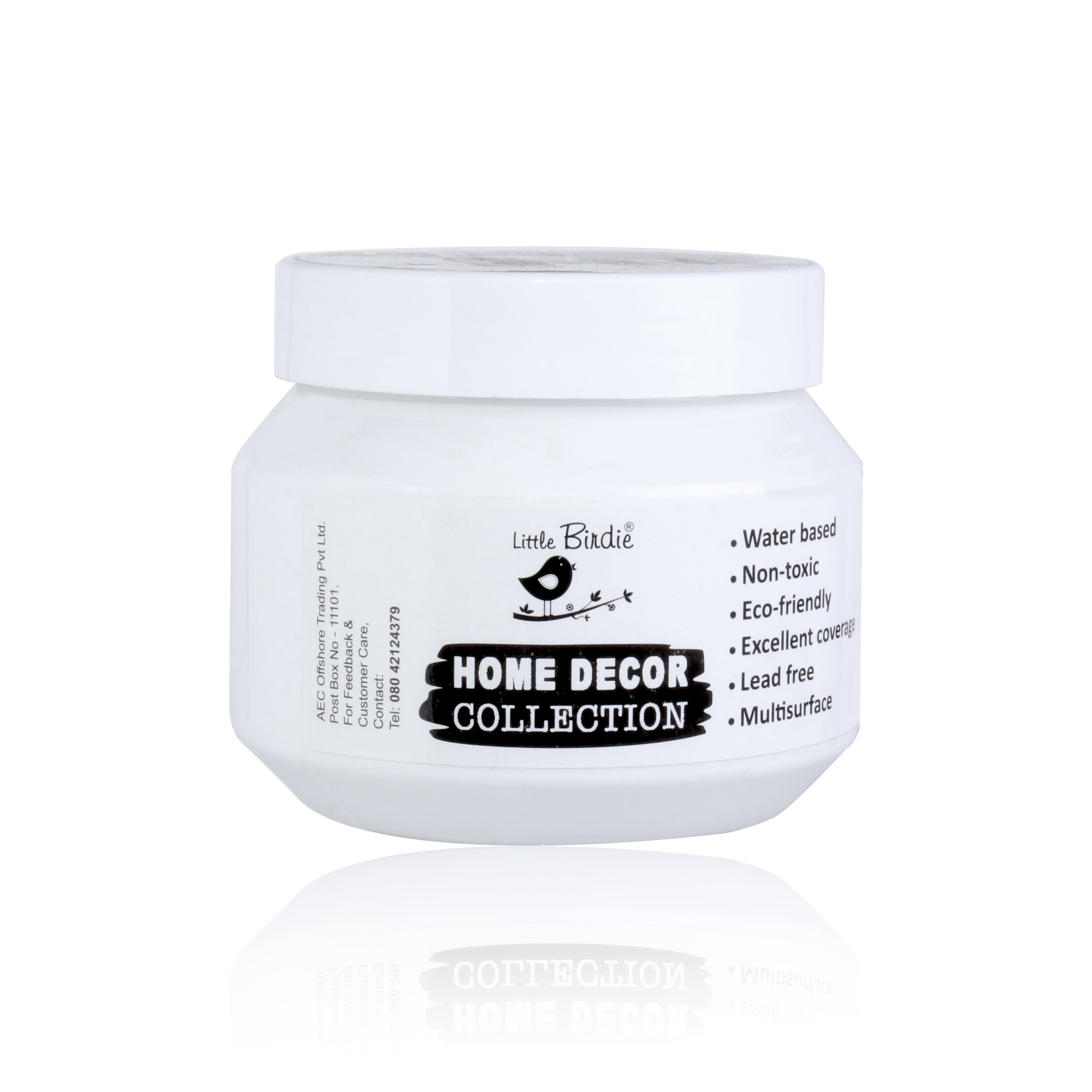 Home Decor Chalk Paint Snow 450ml Jar