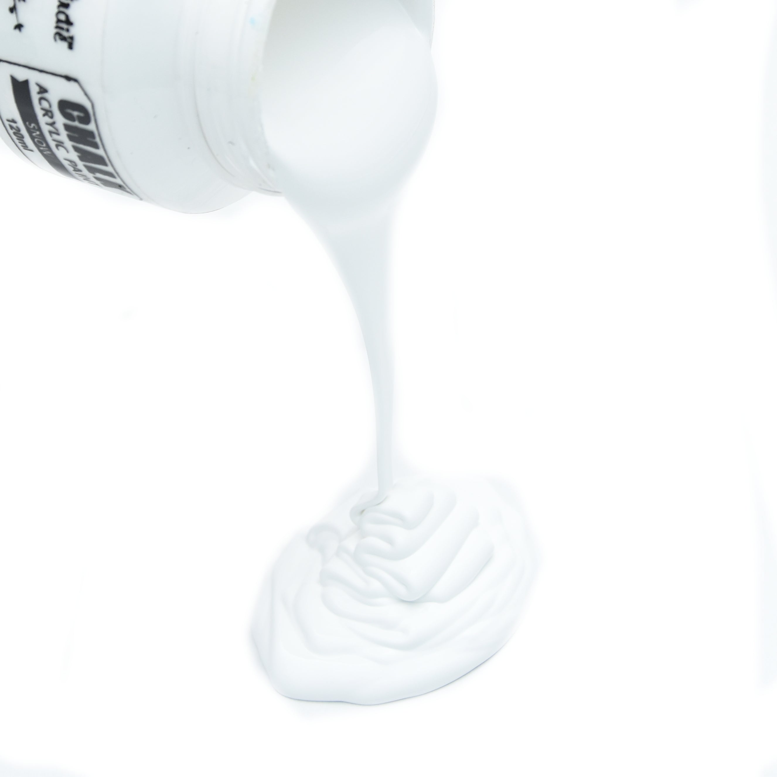 Home Decor Chalk Paint Snow 120ml Bottle