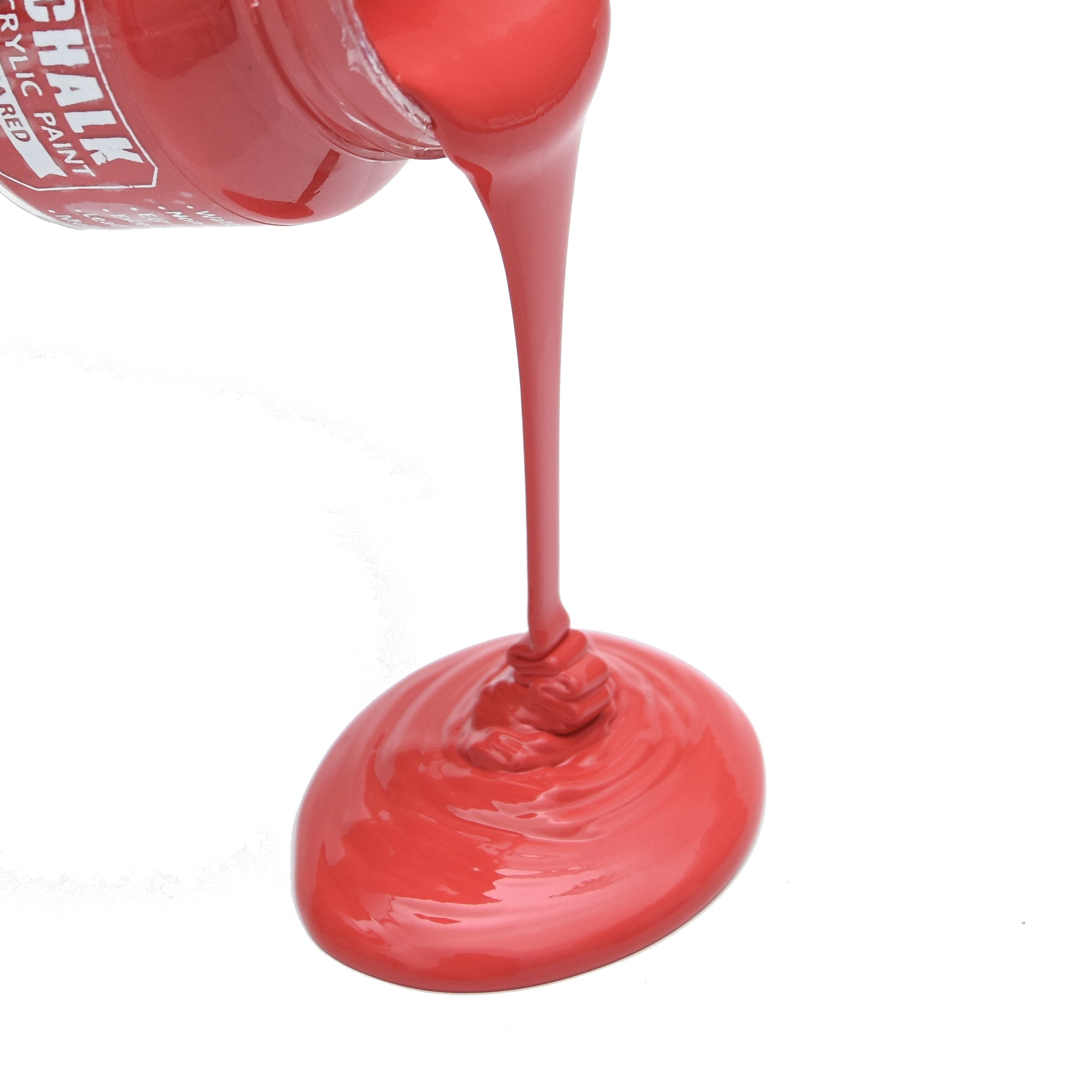 Home Decor Chalk Paint Salsa Red 120ml Bottle
