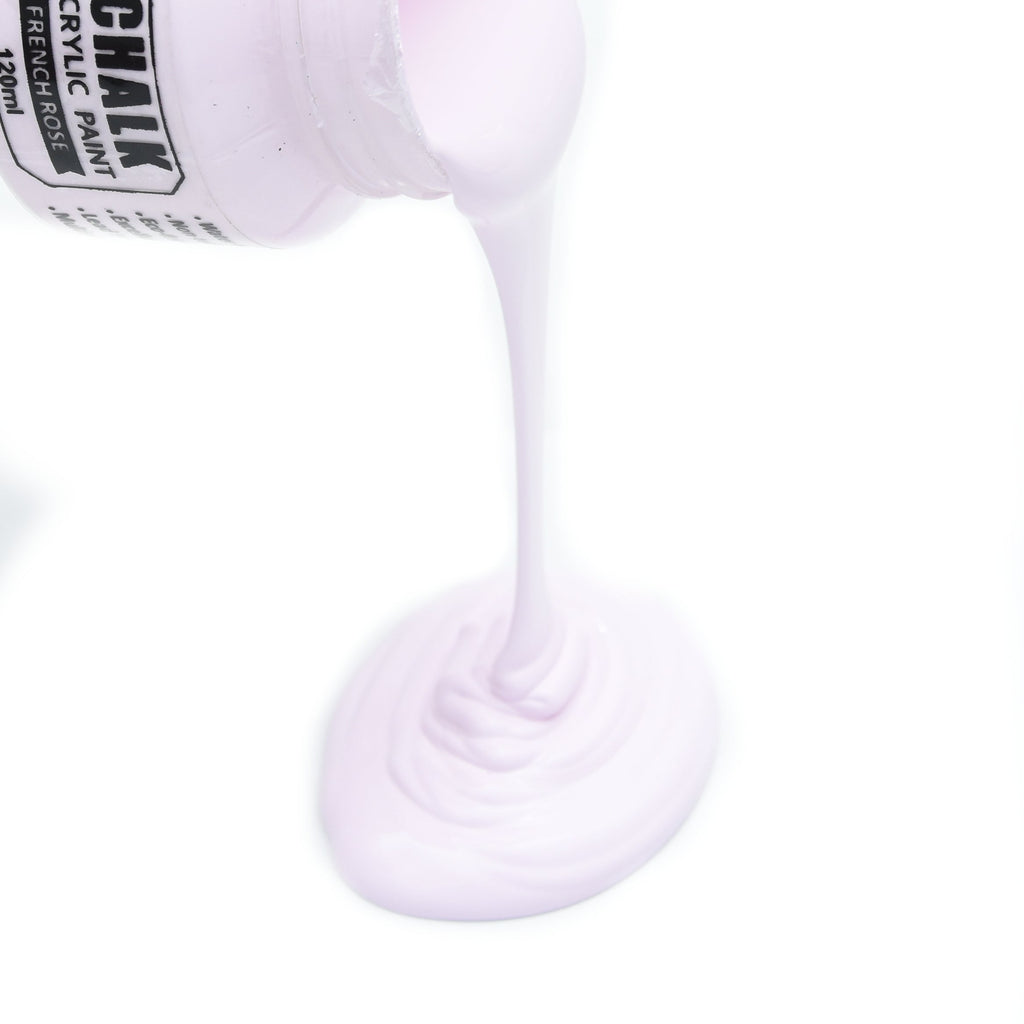 Home Decor Chalk Paint French Rose 120ml Bottle