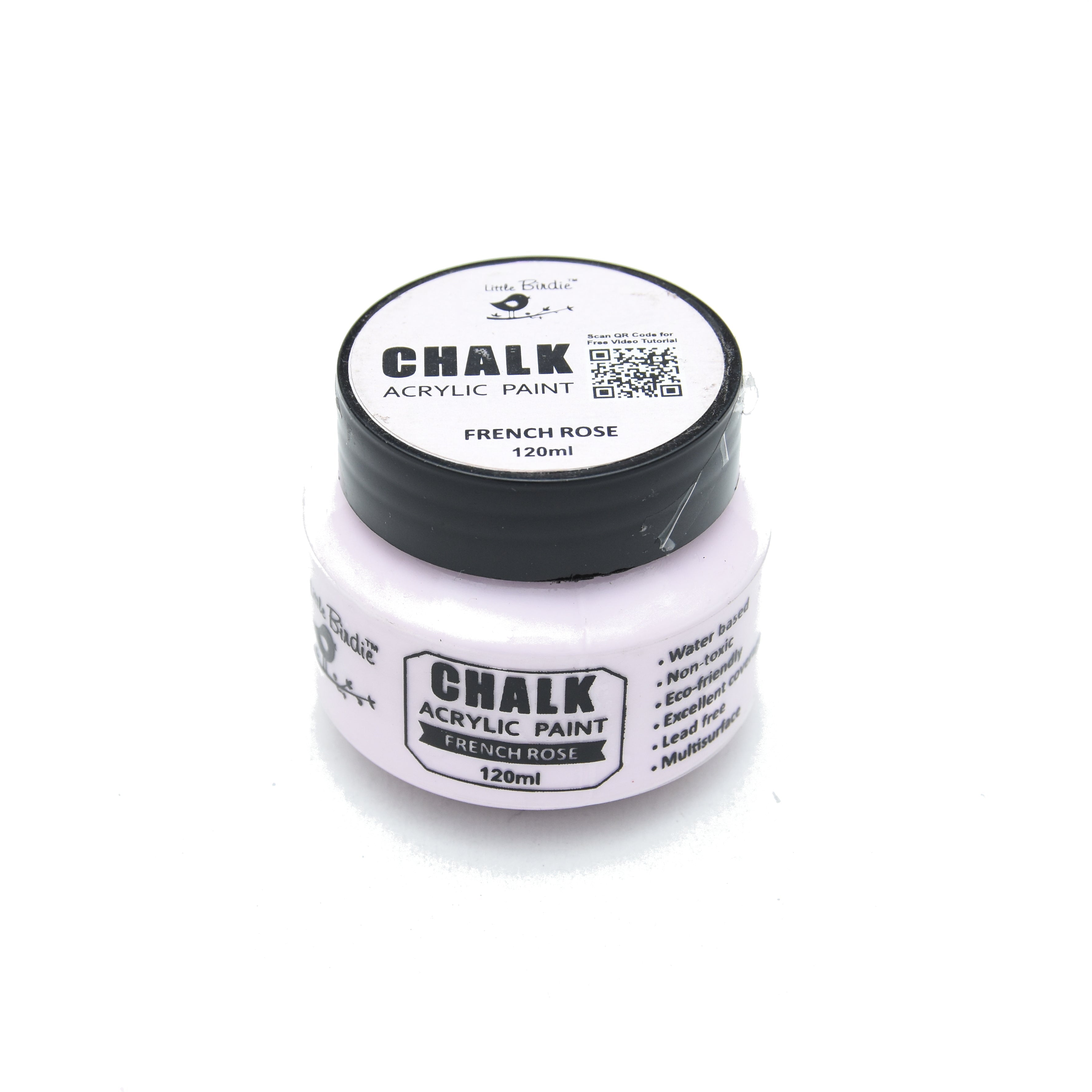 Home Decor Chalk Paint French Rose 120ml Bottle