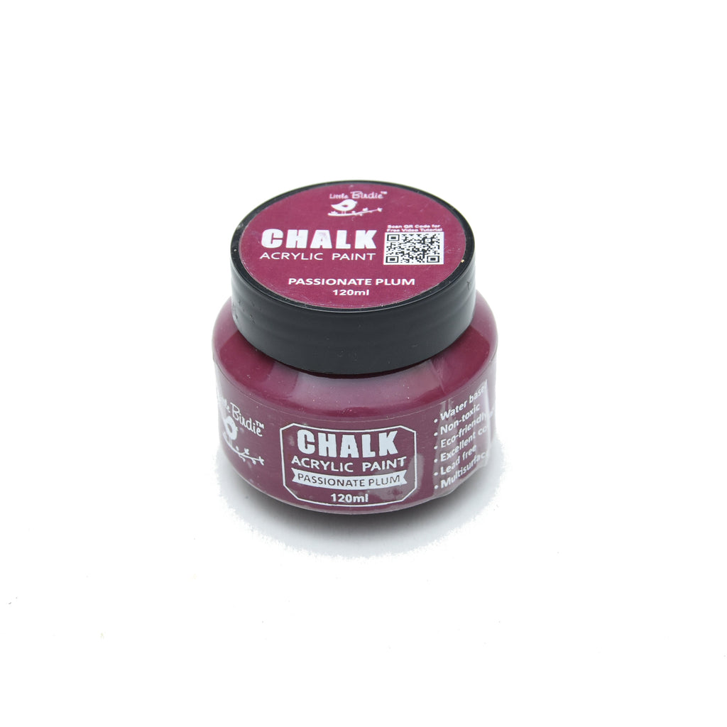 Home Decor Chalk Paint Passionate Plum 120ml Bottle
