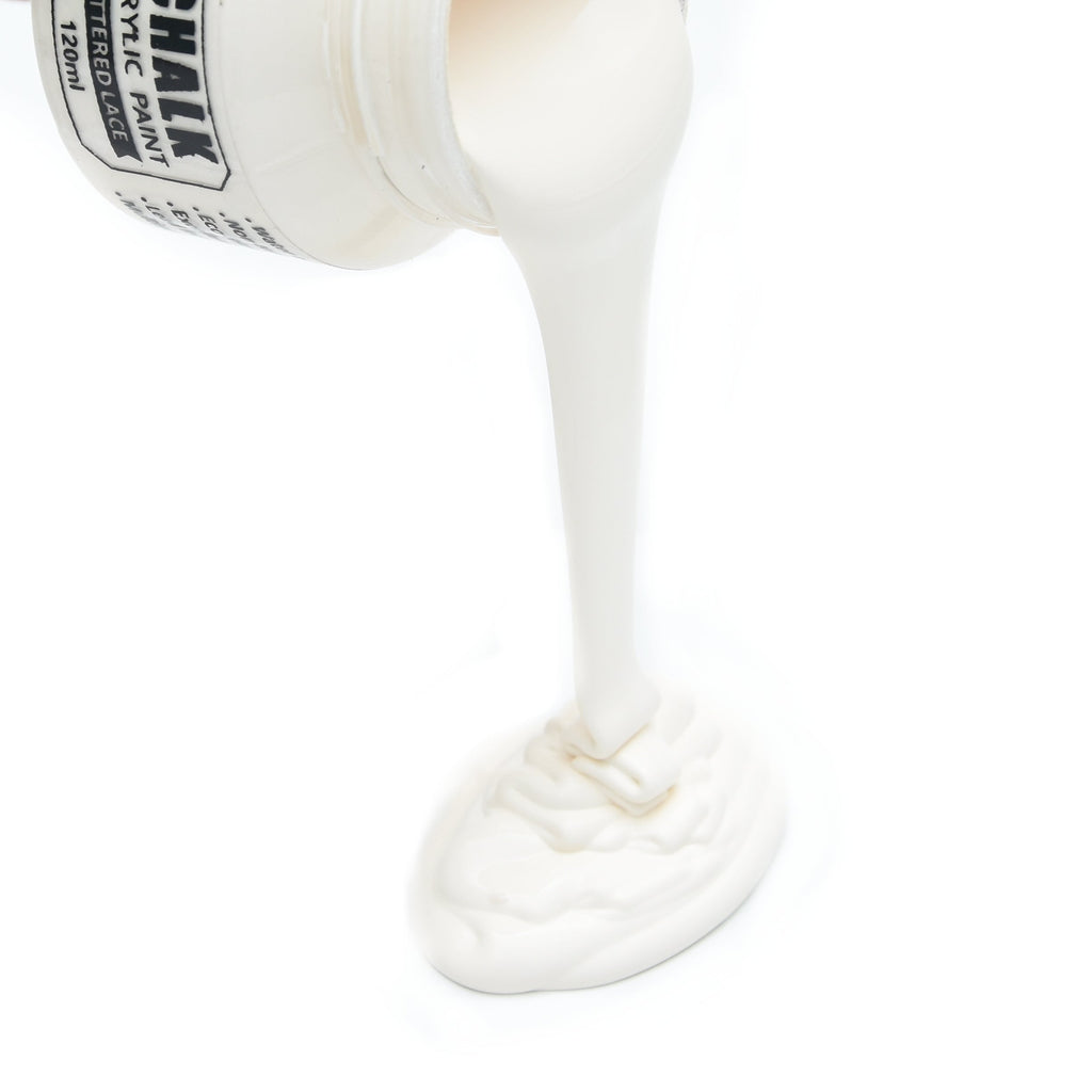 Home Decor Chalk Paint Tattered Lace 120ml Bottle