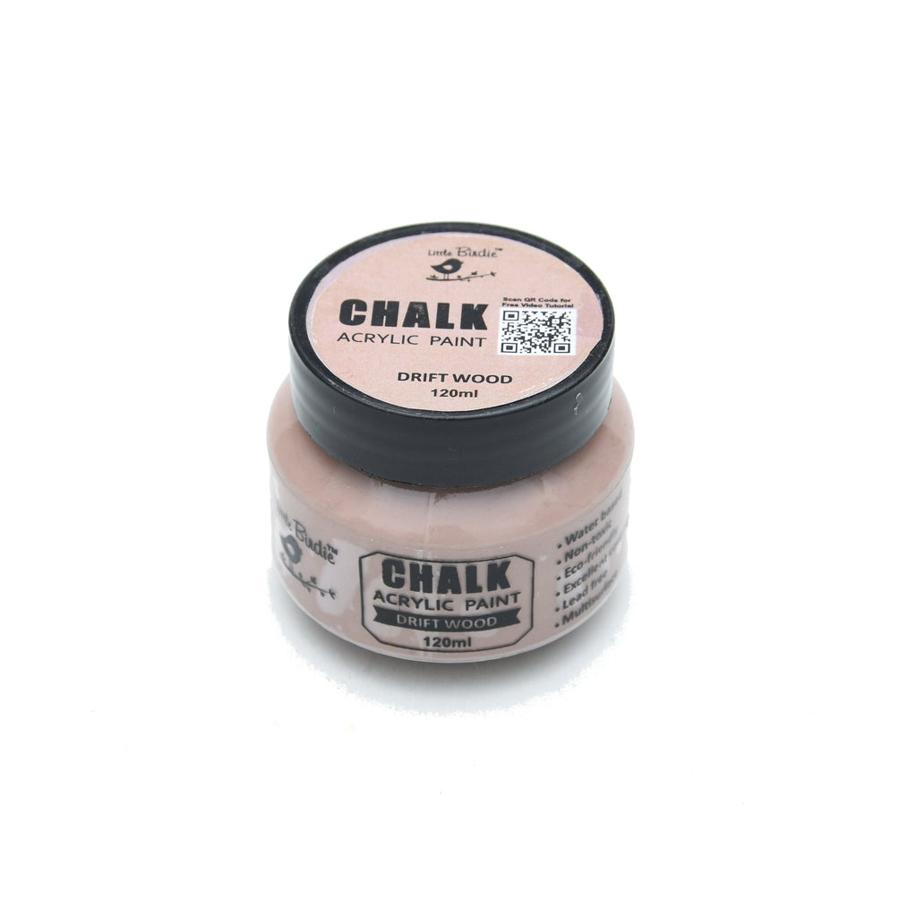 Home Decor Chalk Paint Drift Wood 120ml Bottle