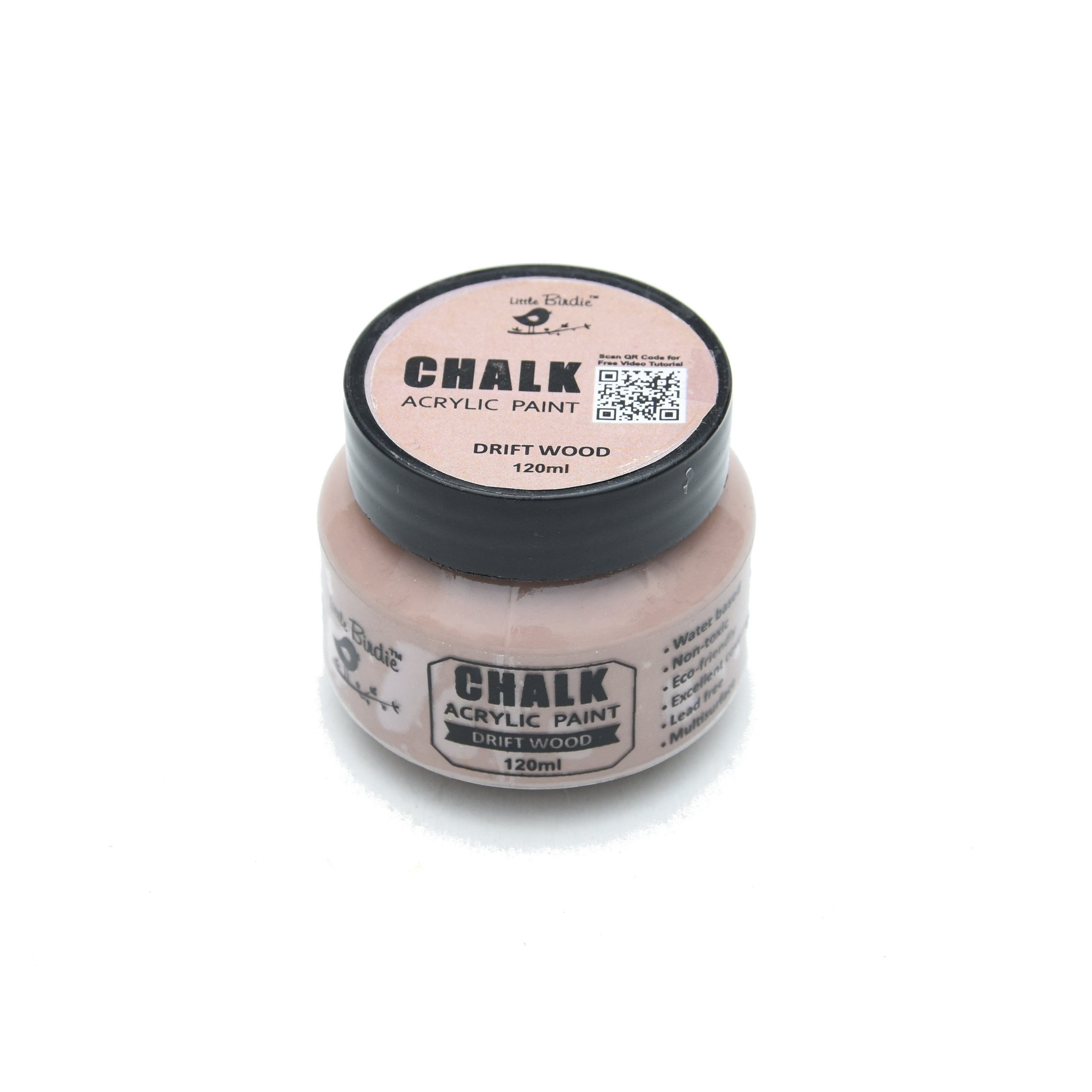 Home Decor Chalk Paint Drift Wood 120ml Bottle