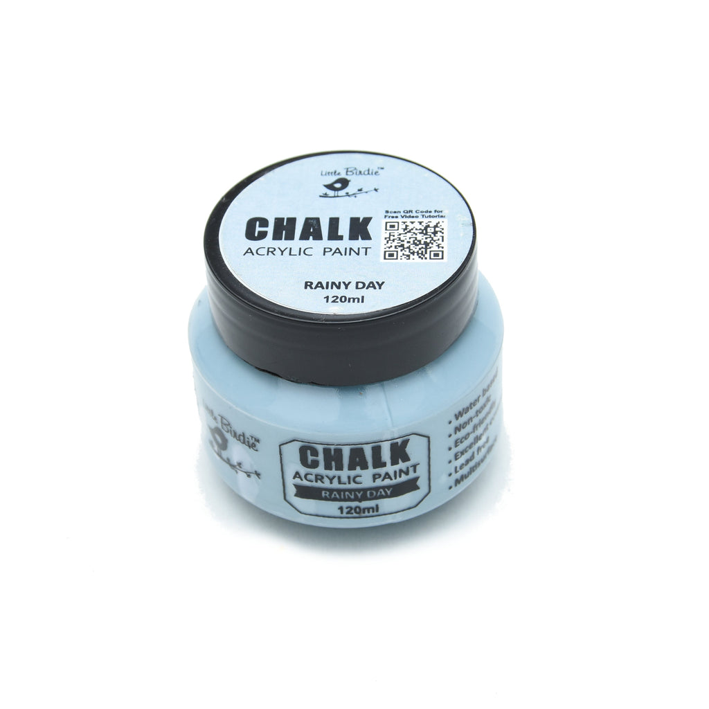 Home Decor Chalk Paint Rainy Day 120ml Bottle