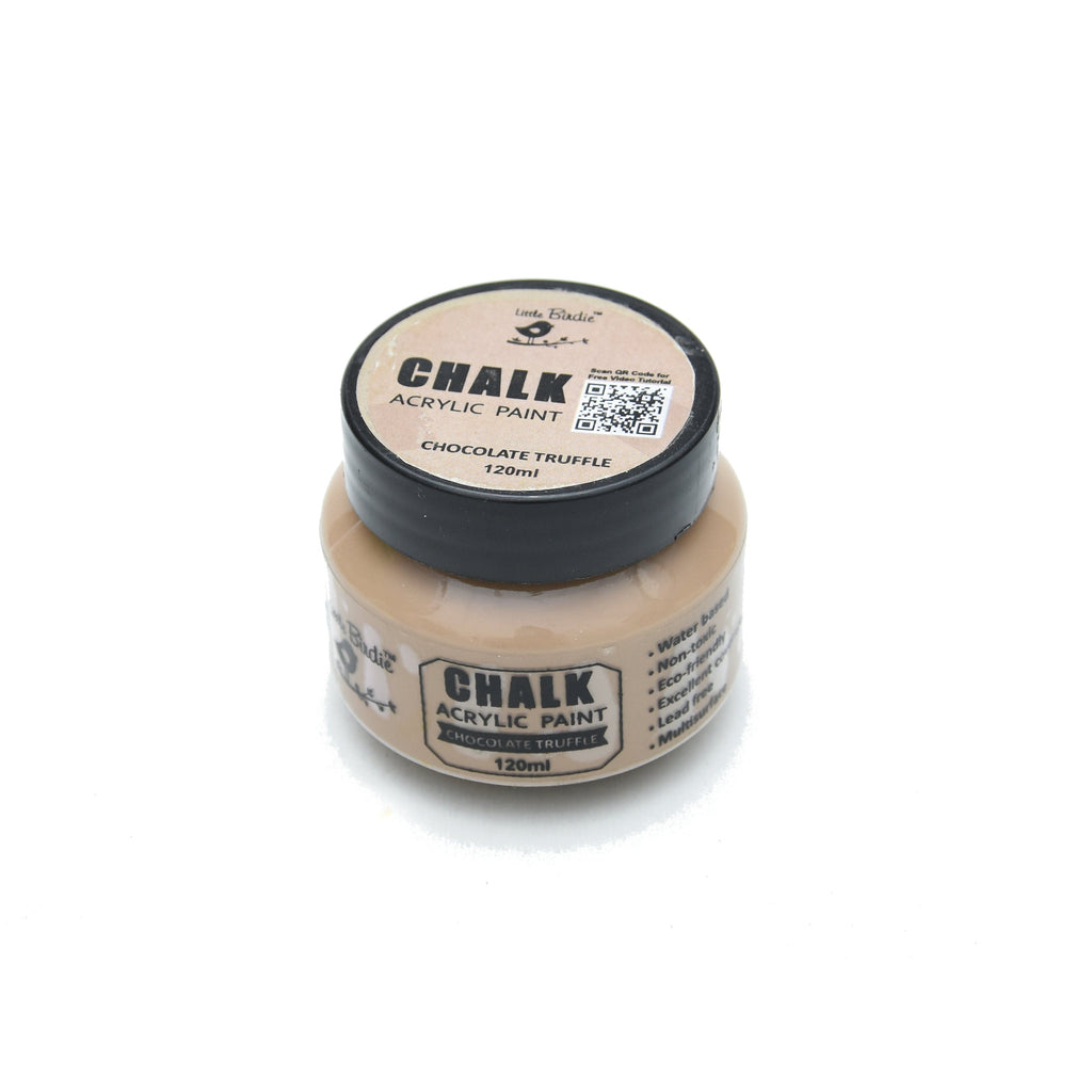 Home Decor Chalk Paint Chocolate Truffle 120ml Bottle