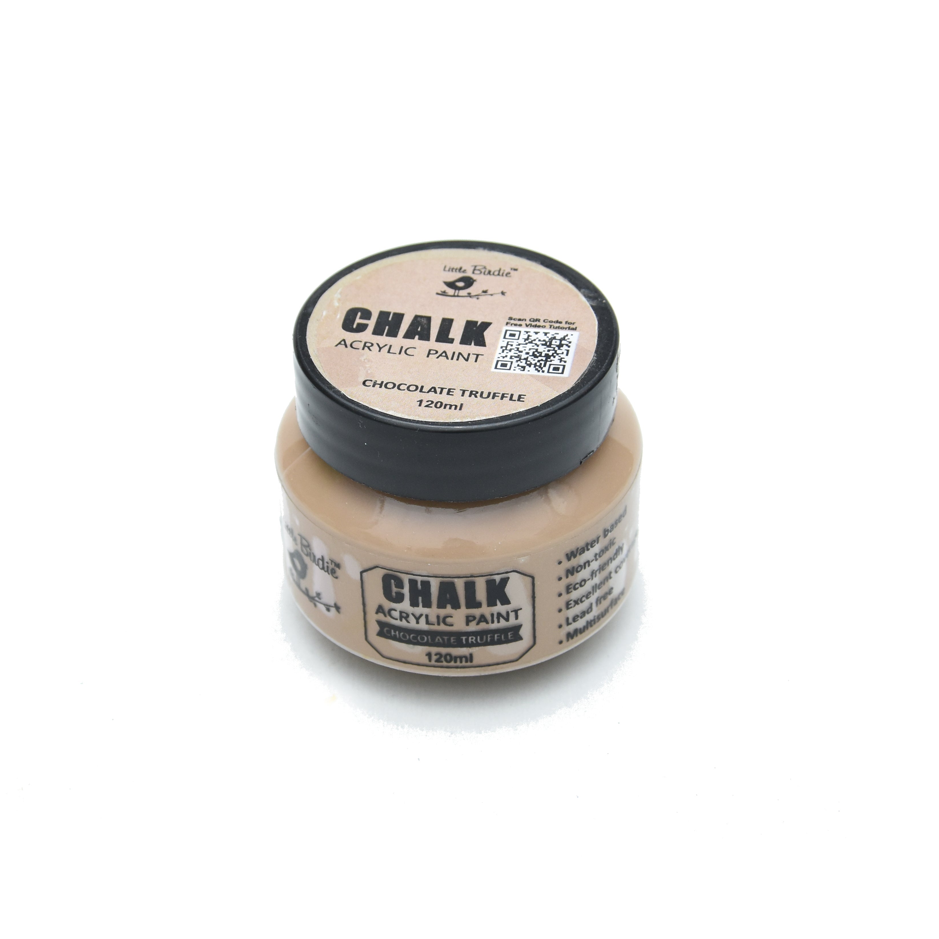 Home Decor Chalk Paint Chocolate Truffle 120ml Bottle