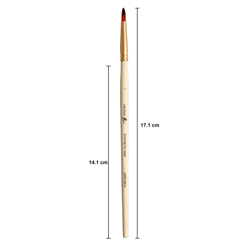 Detailer Brush Synthetic Hair Size 1 Handle Length 150mm