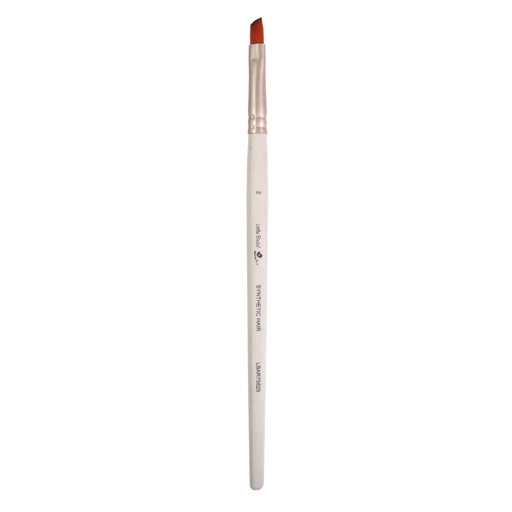 Angular Brush Synthetic Hair Size 2 Handle Length 150mm
