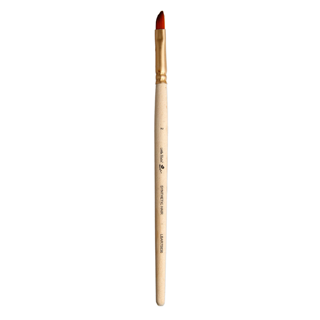 Dagger Brush Synthetic Hair Size 2 Handle Length 150mm
