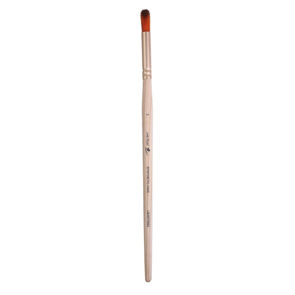 Deer Foot Brush Synthetic Hair Size 2 Handle Length 150mm