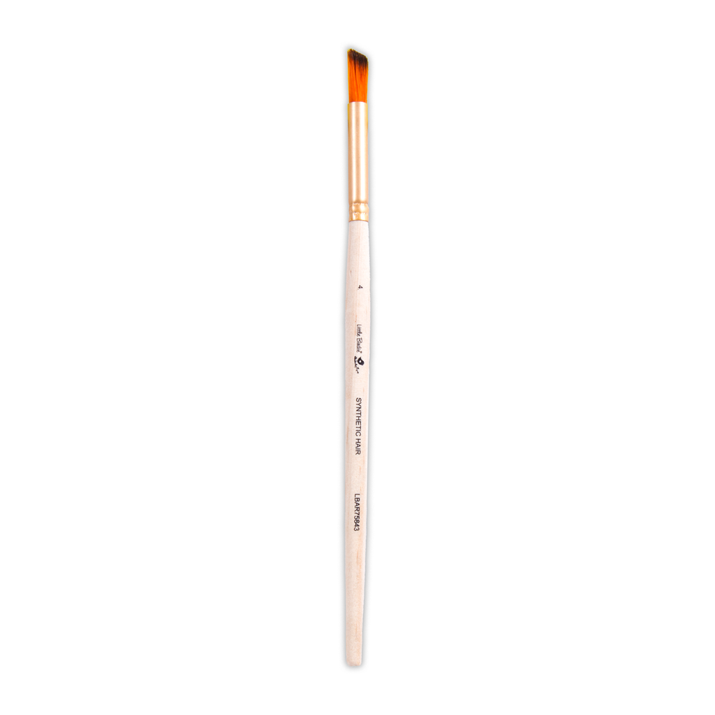 Deer Foot Brush Synthetic Hair Size 4 Handle Length 150mm 1pc