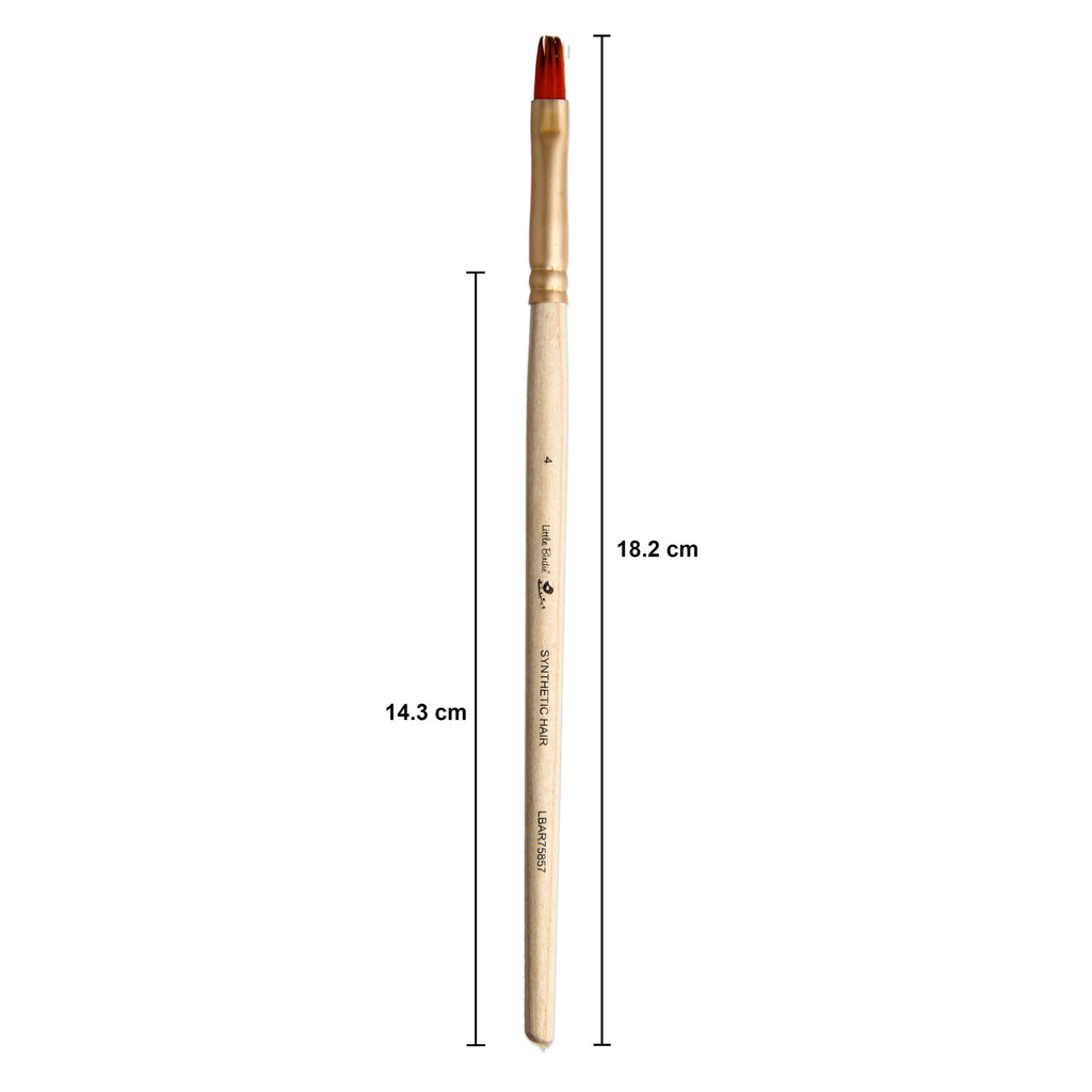 Comb Brush Synthetic Hair Size 4 Handle Length 150mm