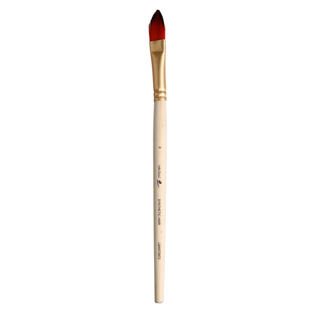 Cat`S Tongue Brush Synthetic Hair Size 8 Handle Length 150mm