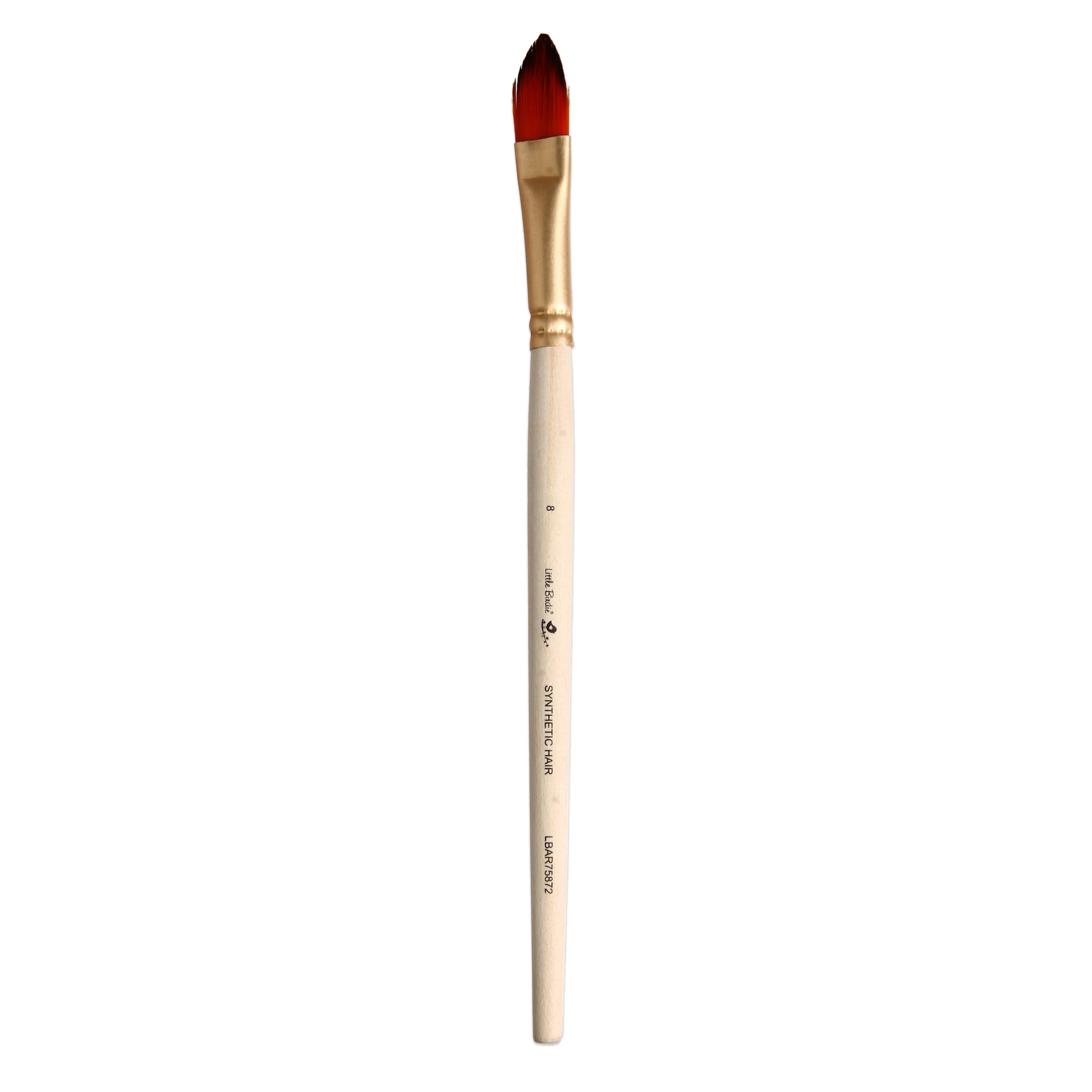 Cat`S Tongue Brush Synthetic Hair Size 8 Handle Length 150mm