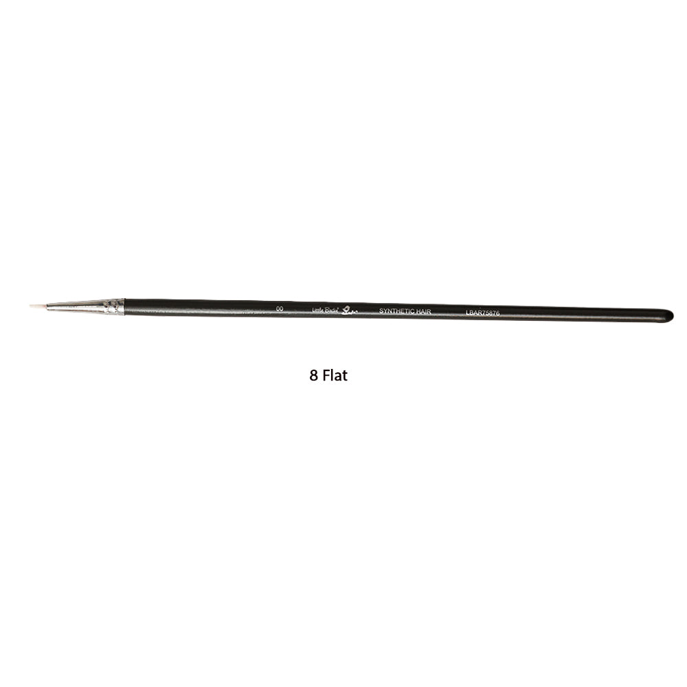 Premium Round Brush Synthetic Hair Handle Length 200mm Size 00 1 pc