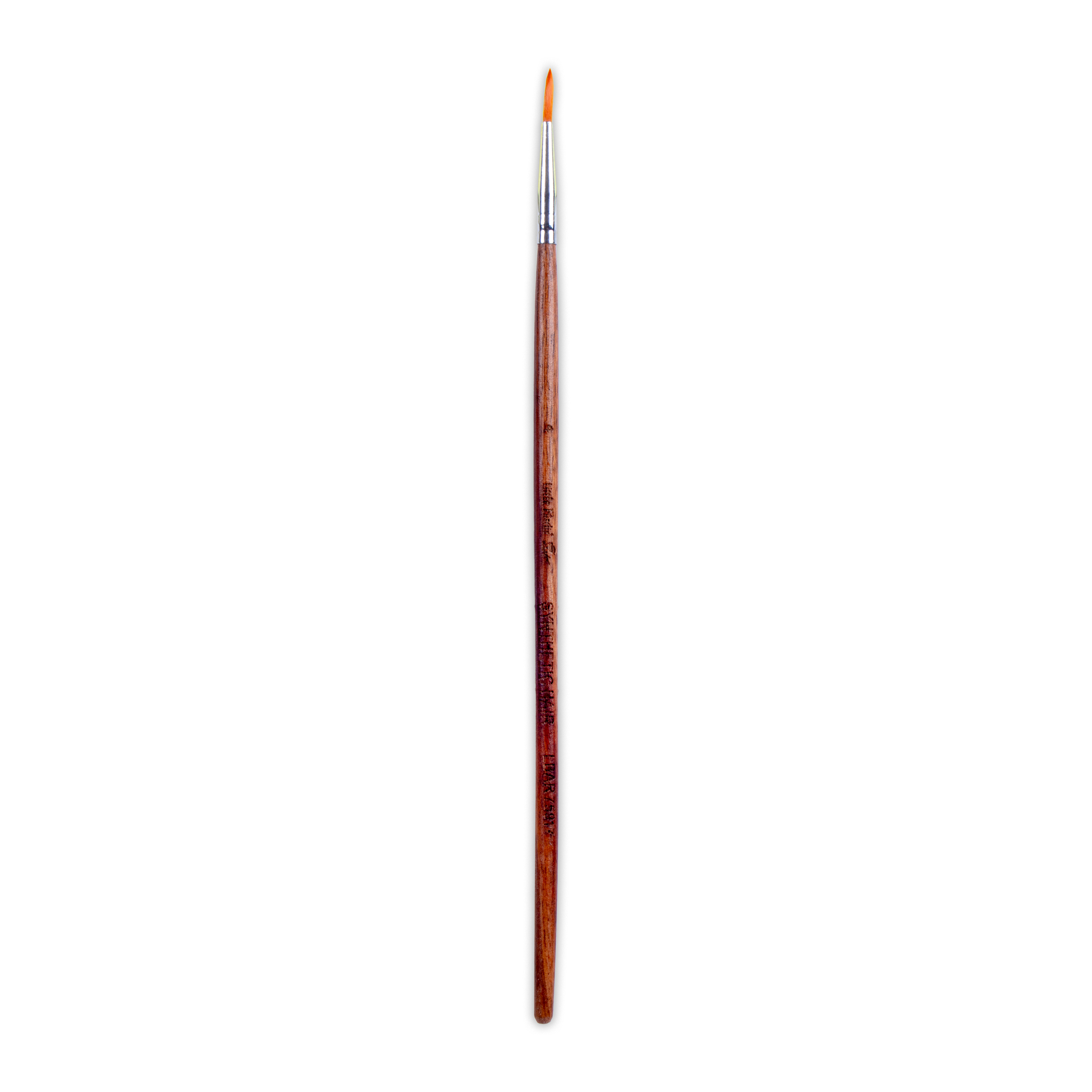 Rosewood Round Brush Synthetic Hair Handle Length 200mm Size 4 1 pc