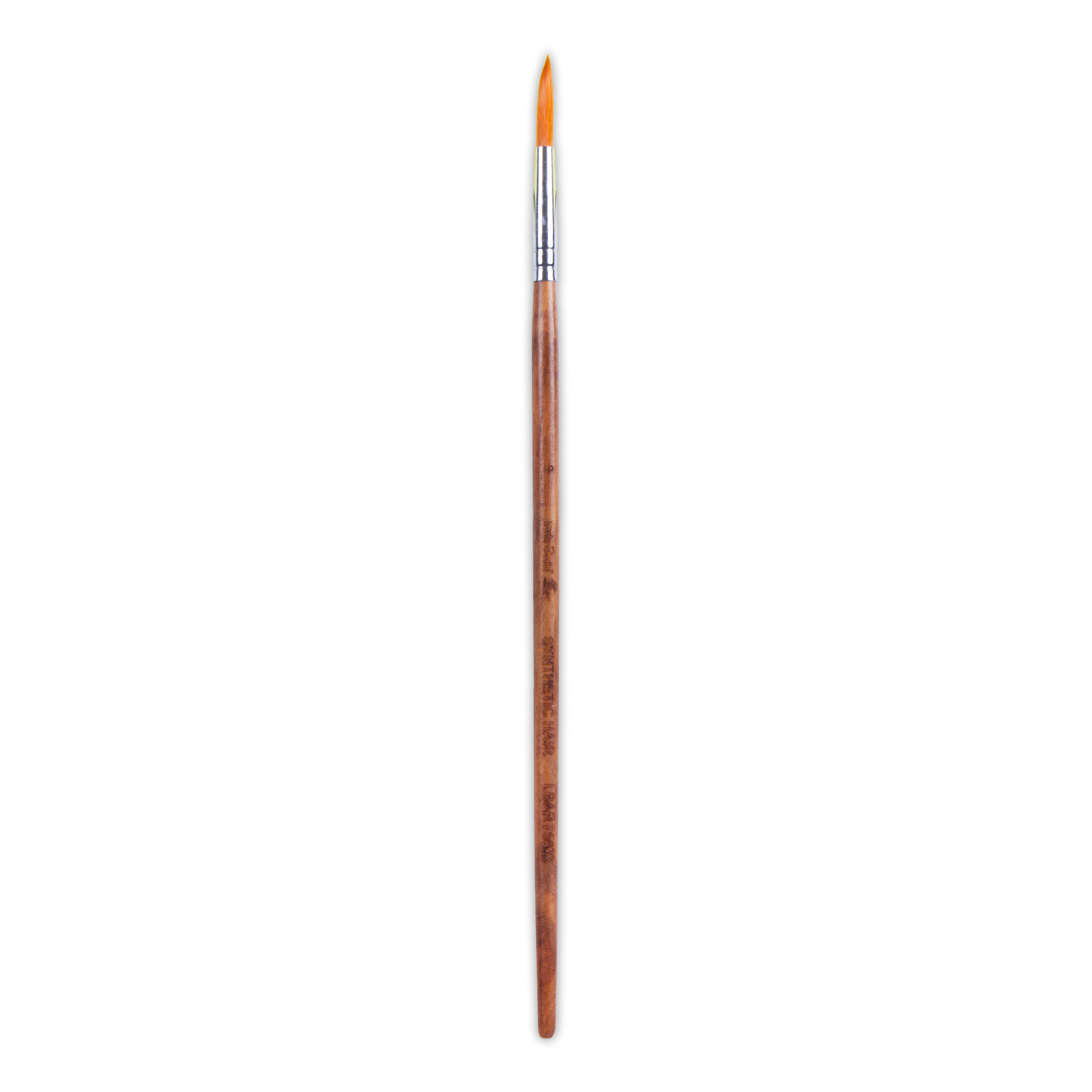 Rosewood Round Brush Synthetic Hair Handle Length 200mm Size 9 1 pc