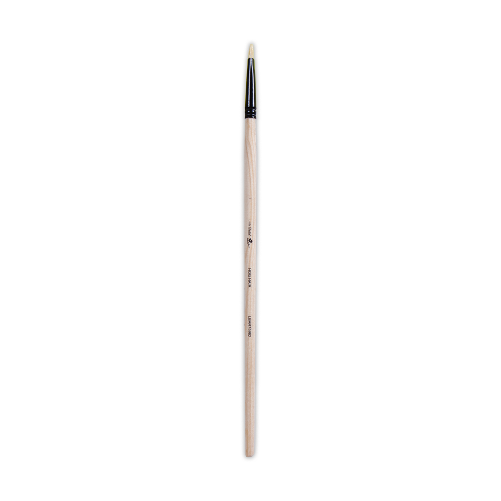 Synthetic Hog Hair Oil Flat Brush Handle Length 200mm Size 1 1 pc