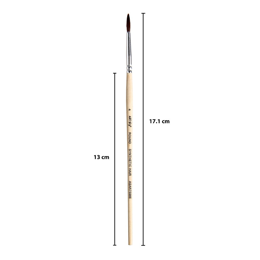 Watercolour Round Brush Synthetic (4) 165mm