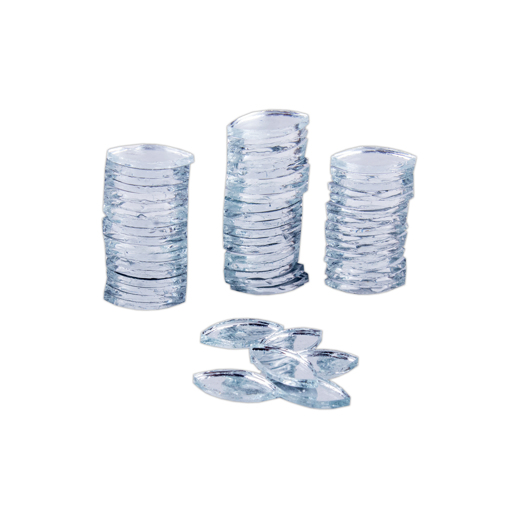 Cut Mirror Leaf 10Mm 50Gms Approx 600pc