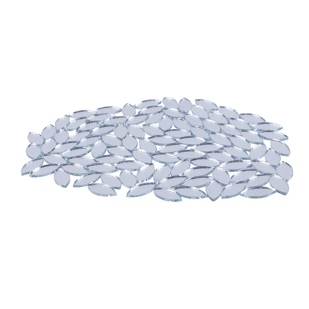 Cut Mirror Leaf 14Mm 50Gms Approx 355pc