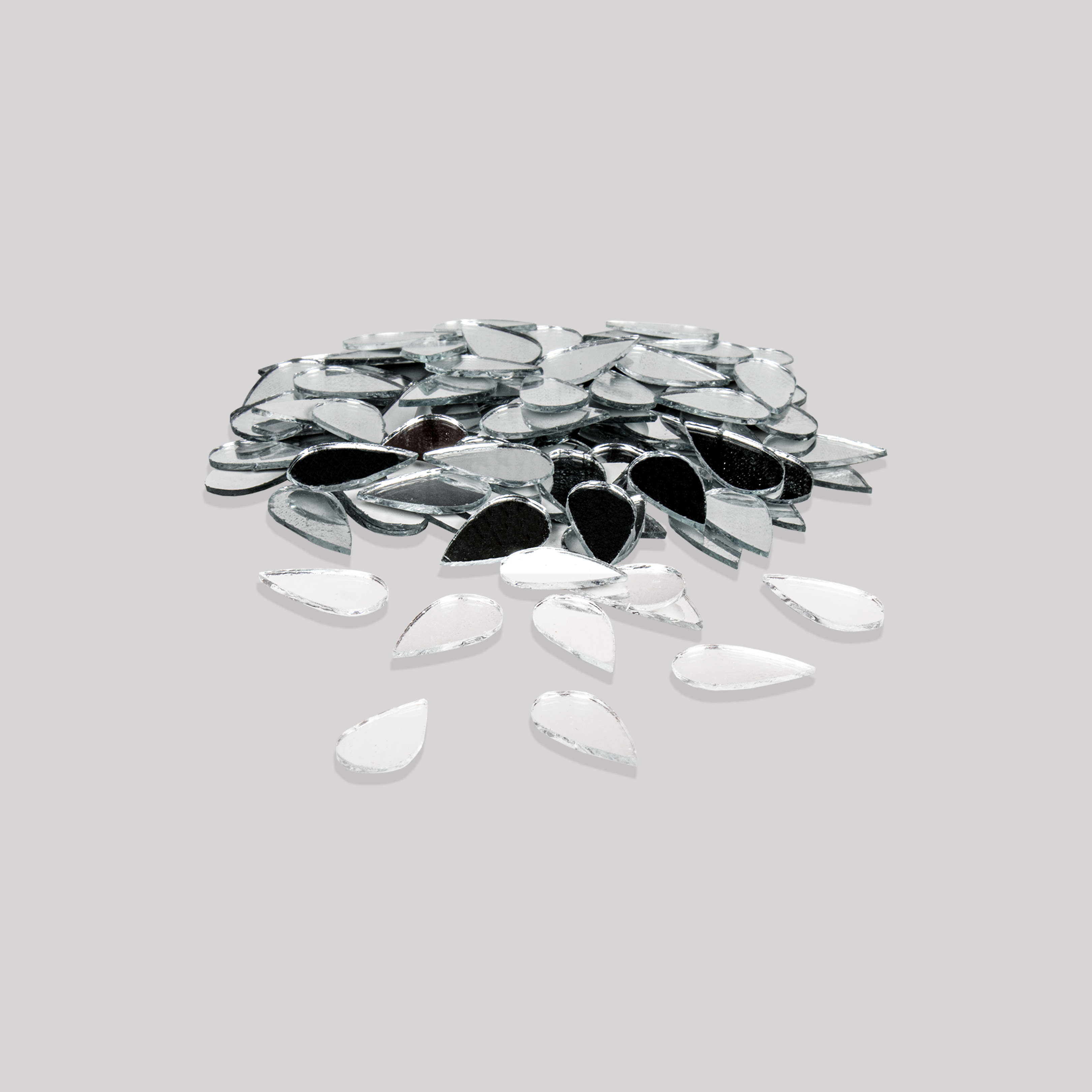 Cut Mirror Drop 10Mm 50Gms Approx 506pc