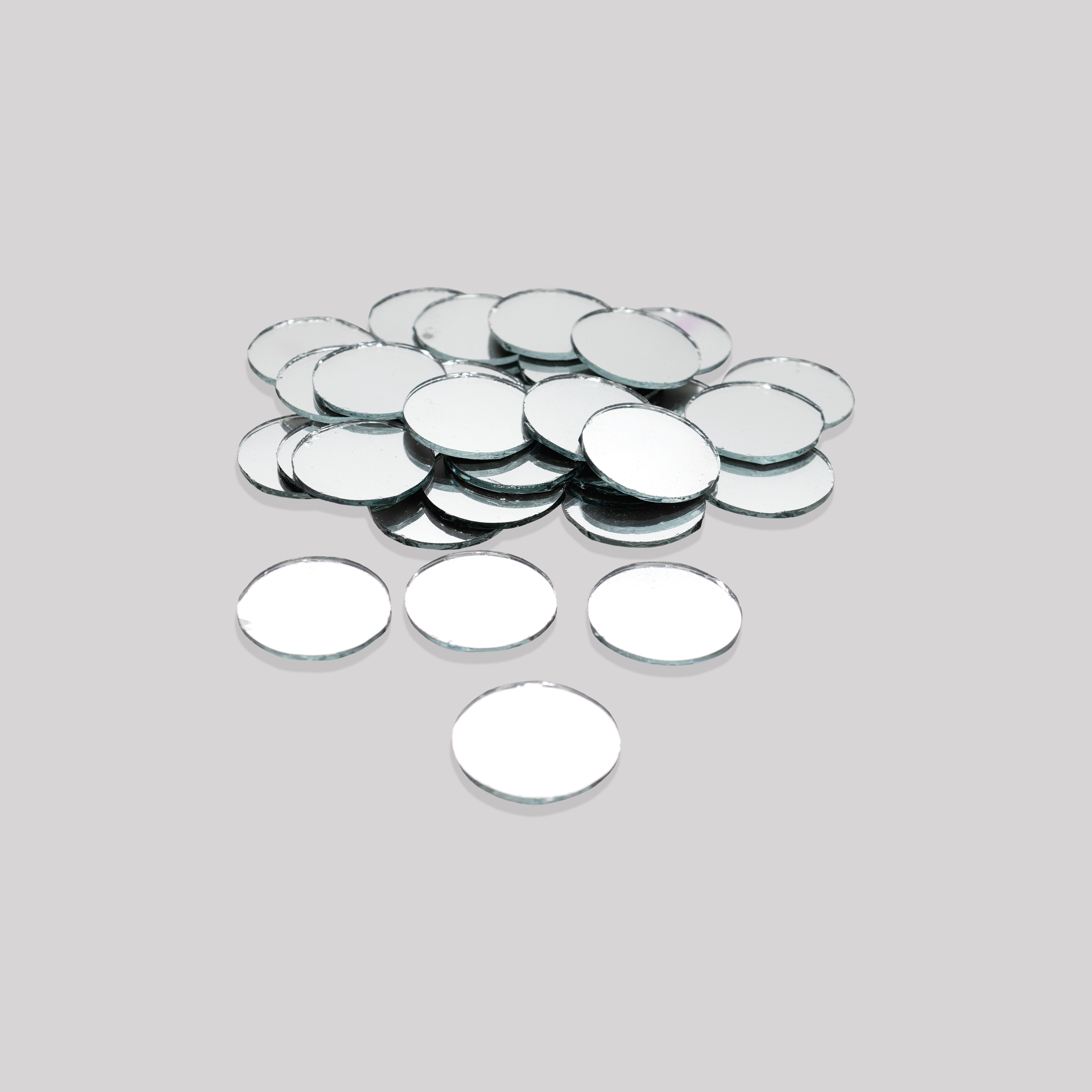 Cut Mirror Round 15Mm 1kg