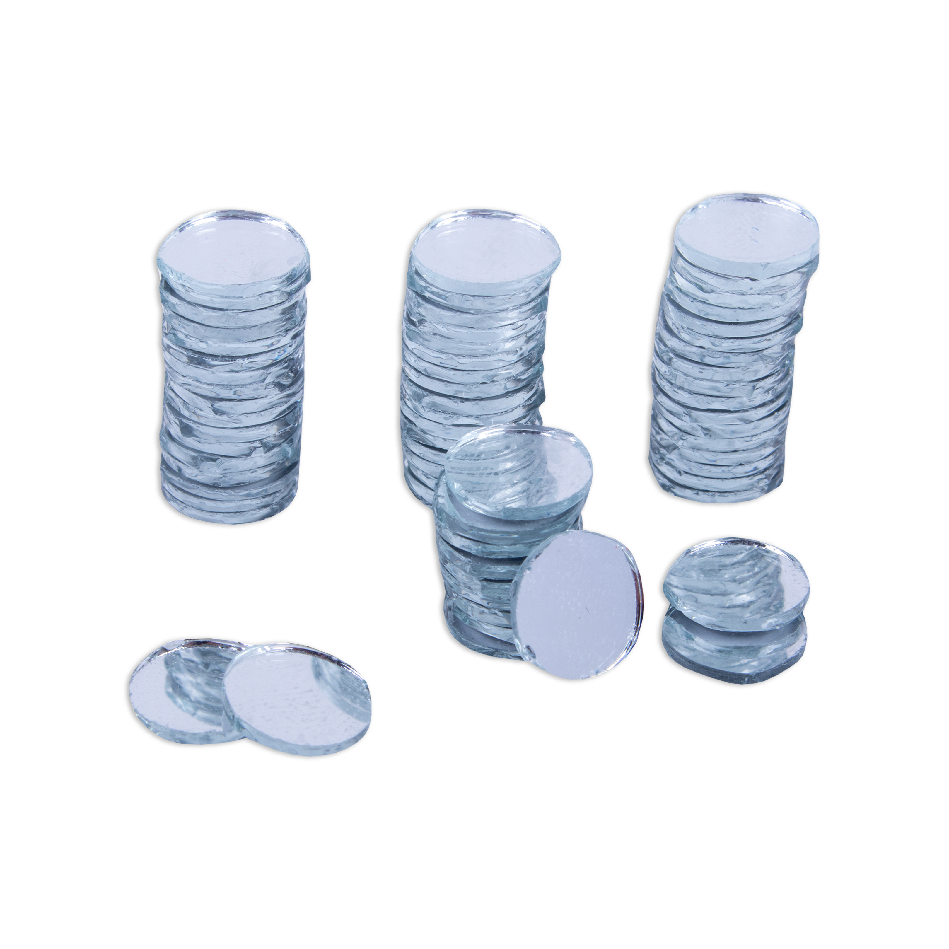 Cut Mirror Round 10Mm 50Gms Approx 236pc