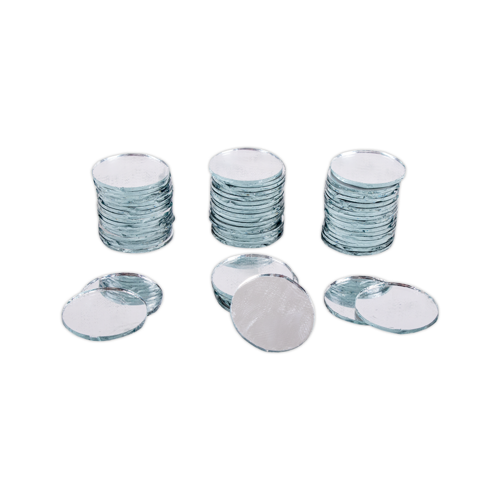 Cut Mirror Round 20Mm 50Gms Approx 57pc