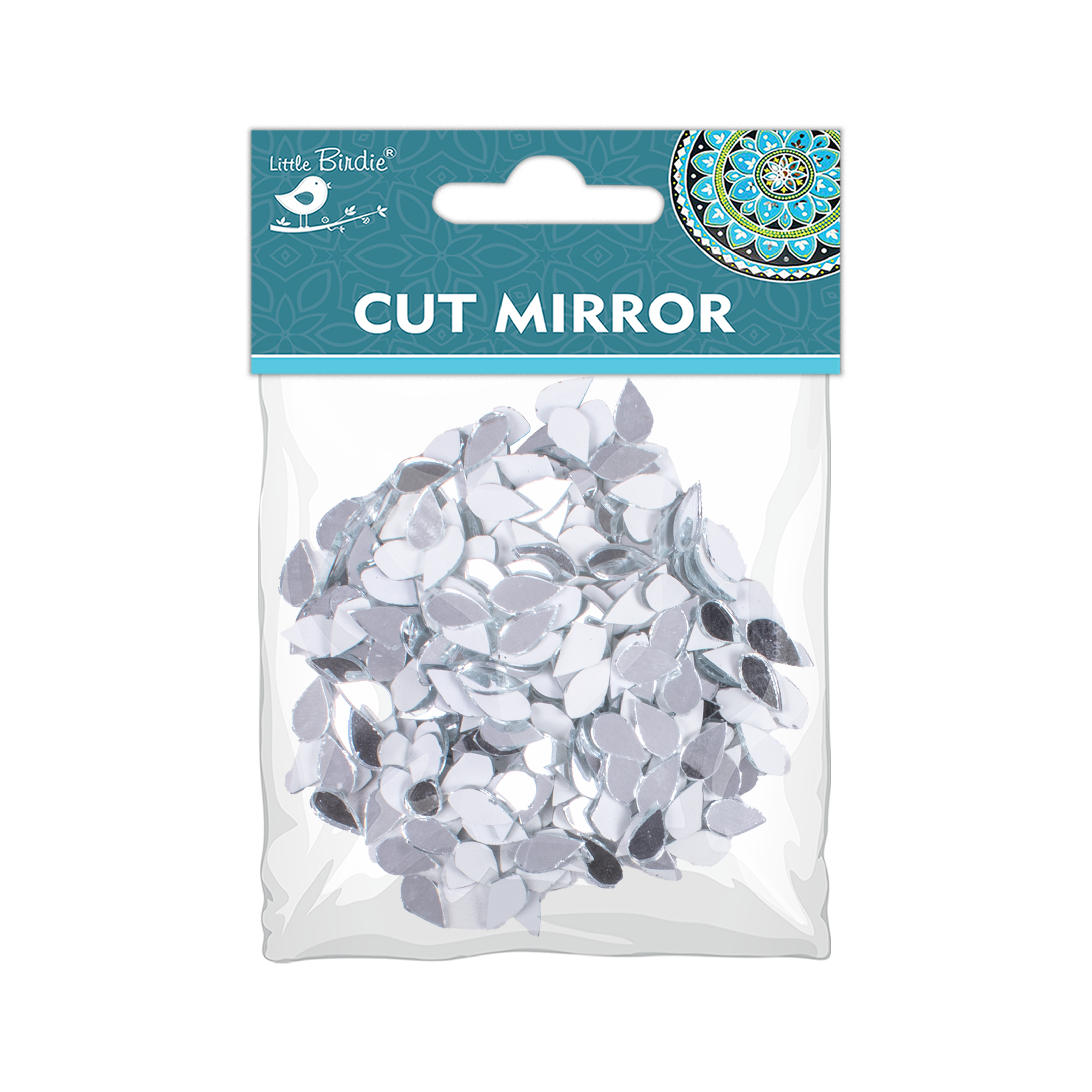 Cut Mirror Drop 8Mm 50Gms Approx 673pc