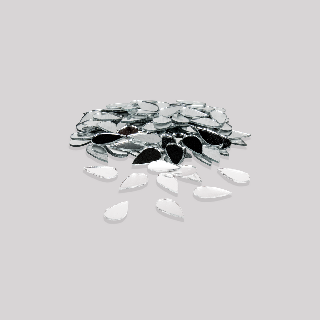 Cut Mirror Drop 8Mm 50Gms Approx 673pc