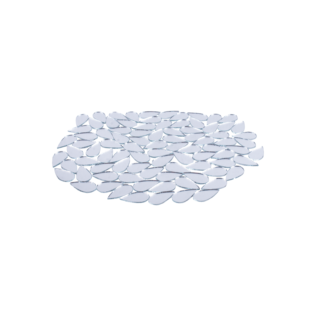 Cut Mirror Drop 20Mm 50Gms Approx 140pc