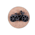 Foam Stamp - Bicycle | 4.1cm x 2.7cm | 10mm Thick (MDF Base 5.5mm thick round 5cm dia) 1pc