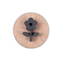 Foam Stamp - Daisy Stem | 2.1cm x 3.3cm | 10mm Thick (MDF Base 5.5mm thick round 5cm dia) 1pc