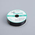 Satin Ribbon 12mm Black 6mtr 1Roll