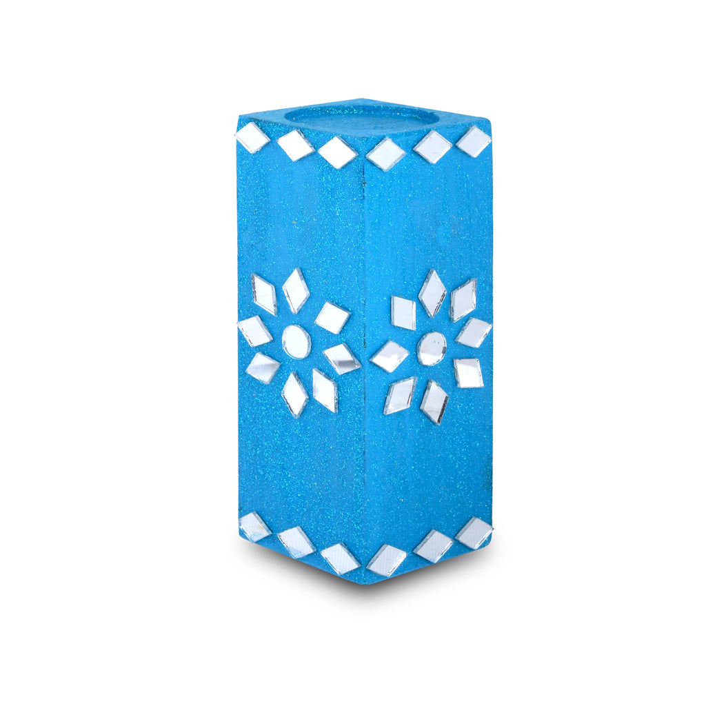Mirror Art Tealight Holder Florista 3.5inch 1pc ( Candle Included 1pc)