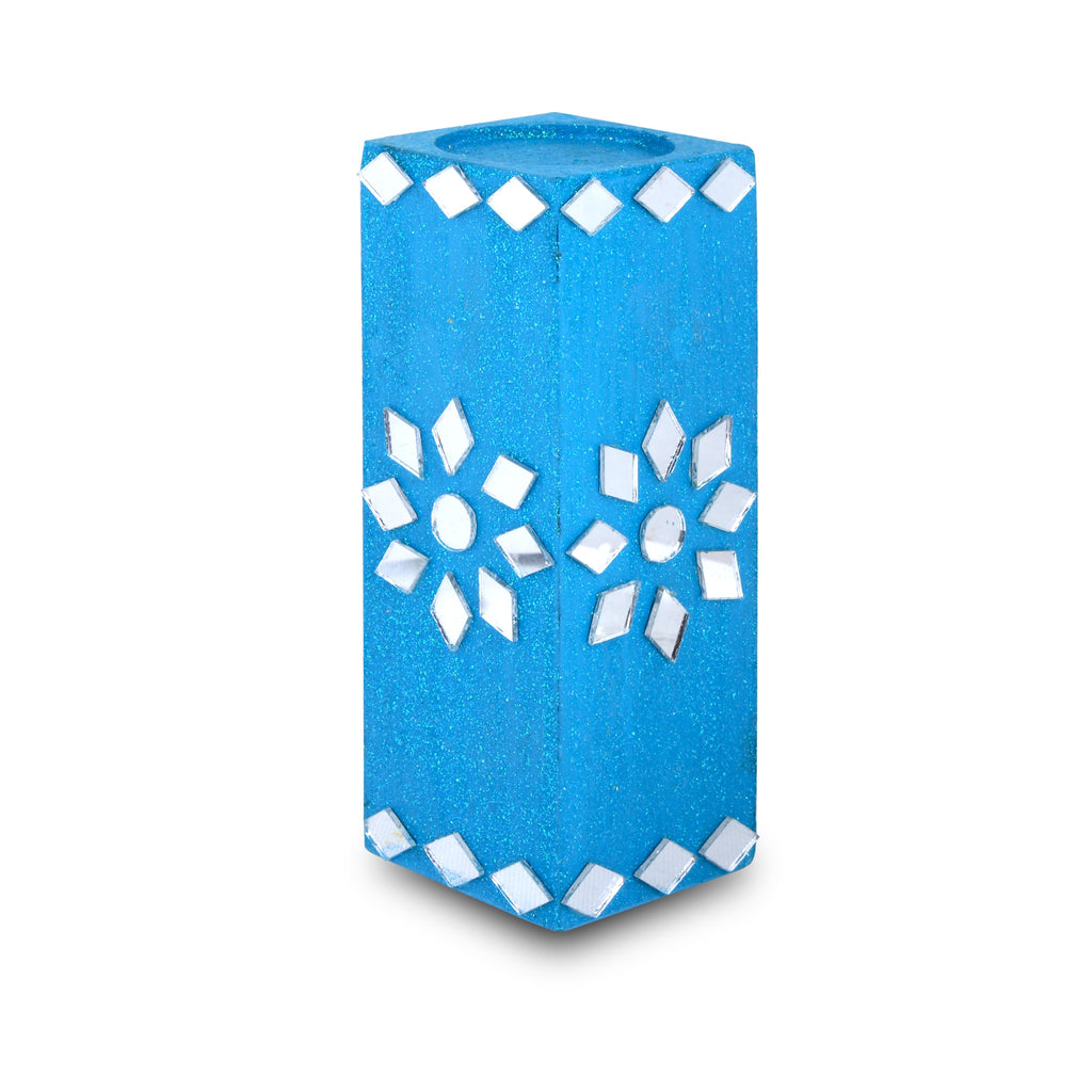 Mirror Art Tealight Holder Florista 5inch 1pc ( Candle Included 1pc)