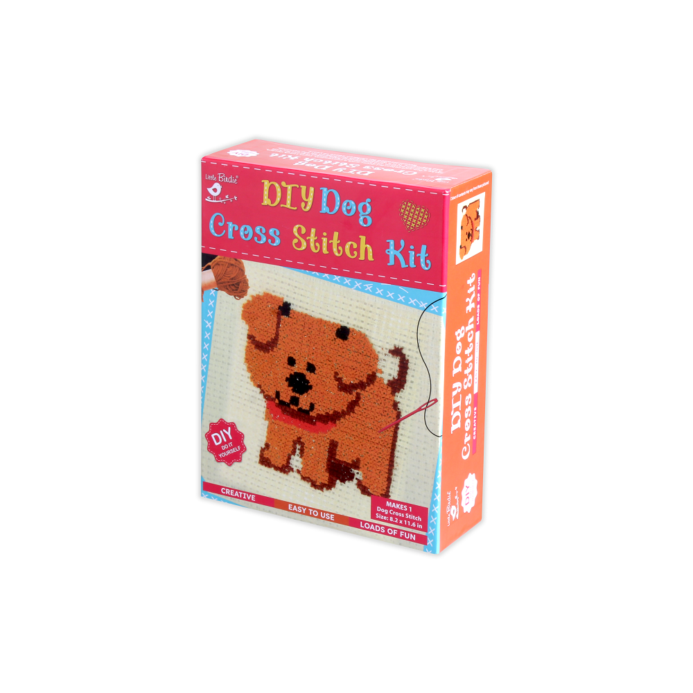 DIY Cross Stitch Dog Kit