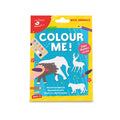 Colour Me Wild Animals Pre- Cut Shapes with 12 Colour Markers 10Pc Box